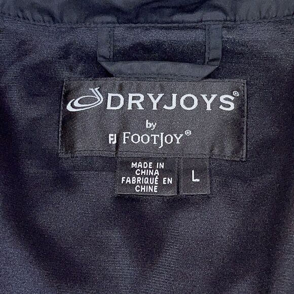 Dryjoys By Footjoy 1/2 Zip Rain Jacket Shirt Short Sleeves Men's Size Large Red - Picture 8 of 12